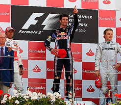 Formula 1™ Santander British Grand Prix Podium - F1
